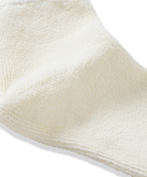 YUQRI(ユクリ)の「【YUQRI】comfy pile double rib(ソックス/靴下・メンズ・ホワイト/ブラック/グレー・25-27CM/22-24cm)」の7枚目の写真
