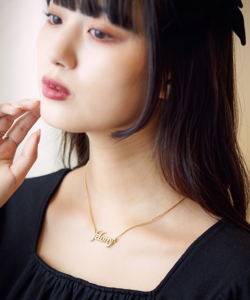 Romansual（ロマンシュアル）の「Romansual/felonyネームネックレス（ネックレス・レディース・シルバー/ゴールド・FREE）」の4枚目の写真