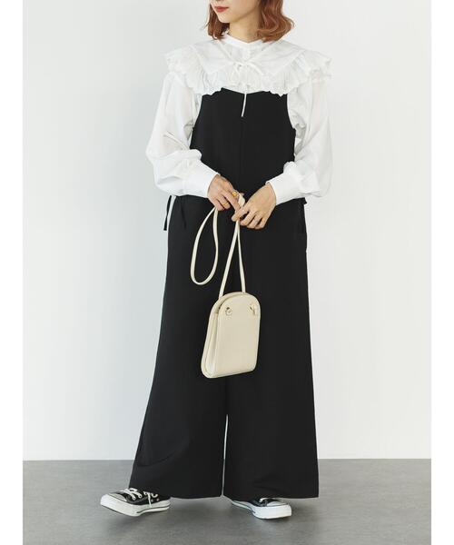 SLURR(スラ―)の「サイドレースアップサロペット(サロペット/オーバーオール・レディース・ブラック/チョコ/その他8・FREE)」の20枚目の写真