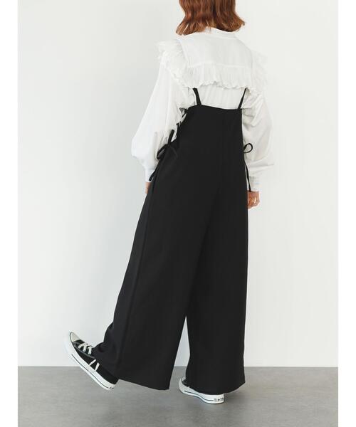 SLURR(スラ―)の「サイドレースアップサロペット(サロペット/オーバーオール・レディース・ブラック/チョコ/その他8・FREE)」の19枚目の写真