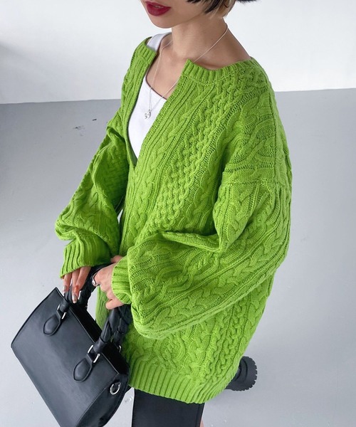 Plage - 美品　PlageアランVネックプルオーバーニット ケーブル PlageアランVネックプルオーバーニット ケーブル
