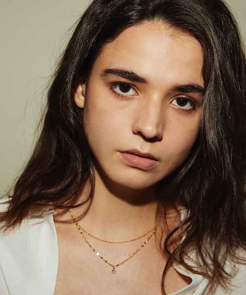 CENE（セネ）の「【CENE】セネ/[ゴールド]ペタルジルコニアネックレス（ネックレス・レディース・ゴールド・FREE）」の3枚目の写真