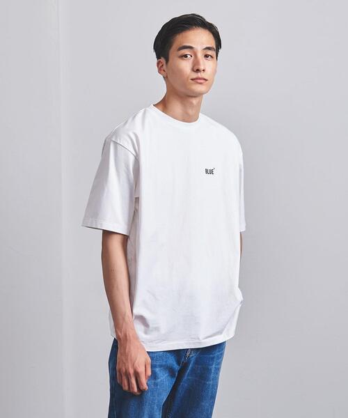 BLUE（ブルー）の「＜BLUE（ブルー）＞ オーガニック ロゴ Tシャツ（Tシャツ/カットソー・メンズ・ホワイト/オリーブ/コバルトブルー・SMALL/MEDIUM/LARGE/X-LARGE）」の19枚目の写真