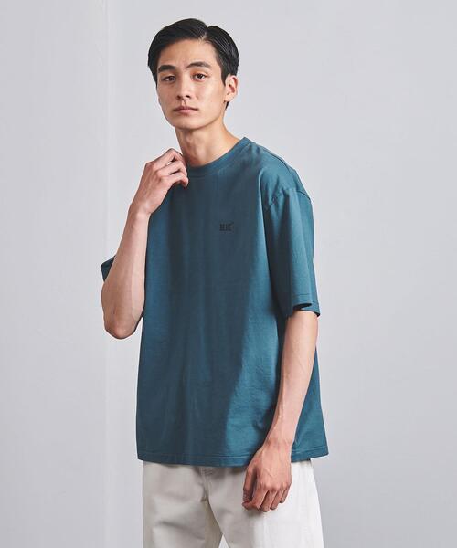 BLUE（ブルー）の「＜BLUE（ブルー）＞ オーガニック ロゴ Tシャツ（Tシャツ/カットソー・メンズ・ホワイト/オリーブ/コバルトブルー・SMALL/MEDIUM/LARGE/X-LARGE）」の10枚目の写真