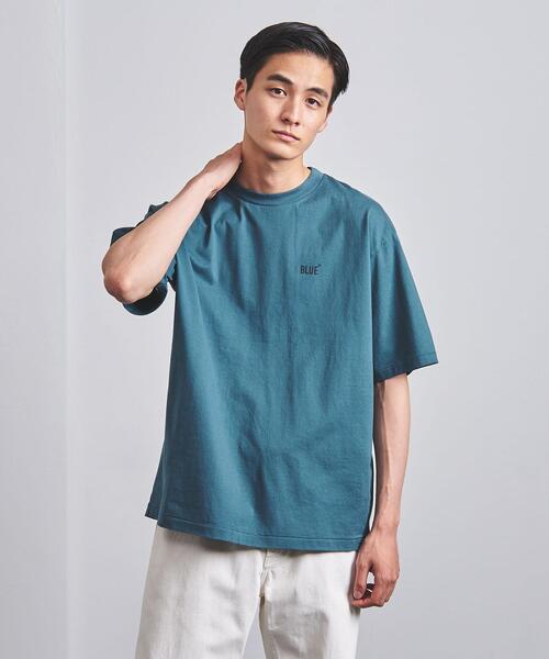 BLUE（ブルー）の「＜BLUE（ブルー）＞ オーガニック ロゴ Tシャツ（Tシャツ/カットソー・メンズ・ホワイト/オリーブ/コバルトブルー・SMALL/MEDIUM/LARGE/X-LARGE）」の13枚目の写真
