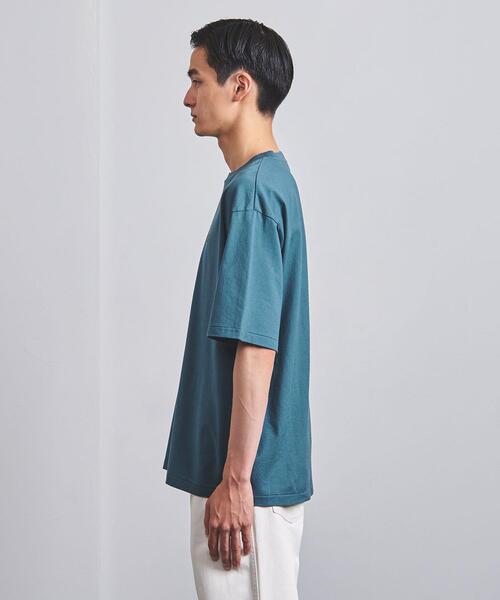 BLUE（ブルー）の「＜BLUE（ブルー）＞ オーガニック ロゴ Tシャツ（Tシャツ/カットソー・メンズ・ホワイト/オリーブ/コバルトブルー・SMALL/MEDIUM/LARGE/X-LARGE）」の16枚目の写真