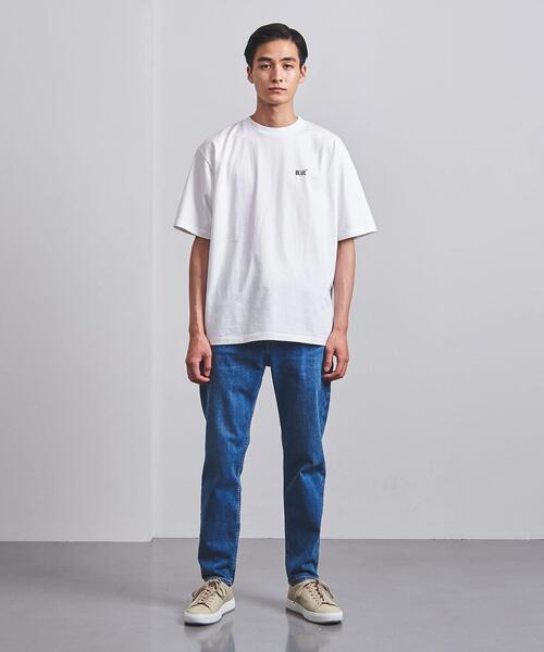 BLUE（ブルー）の「＜BLUE（ブルー）＞ オーガニック ロゴ Tシャツ（Tシャツ/カットソー・メンズ・ホワイト/オリーブ/コバルトブルー・SMALL/MEDIUM/LARGE/X-LARGE）」の11枚目の写真