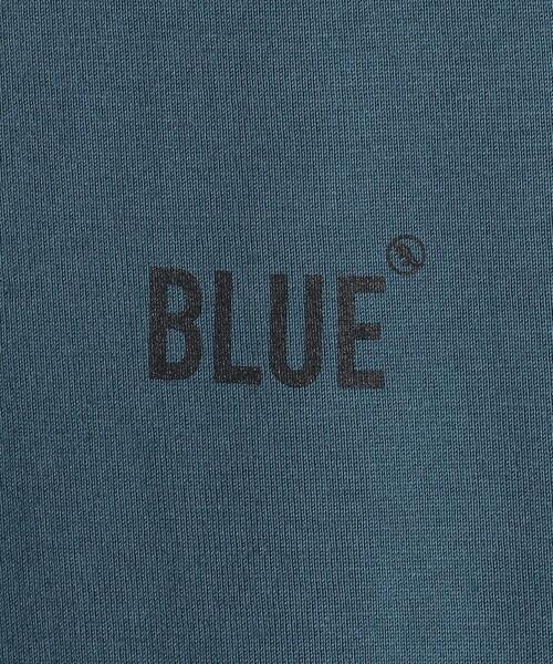BLUE（ブルー）の「＜BLUE（ブルー）＞ オーガニック ロゴ Tシャツ（Tシャツ/カットソー・メンズ・ホワイト/オリーブ/コバルトブルー・SMALL/MEDIUM/LARGE/X-LARGE）」の9枚目の写真