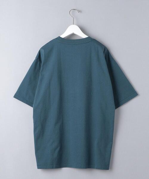 BLUE（ブルー）の「＜BLUE（ブルー）＞ オーガニック ロゴ Tシャツ（Tシャツ/カットソー・メンズ・ホワイト/オリーブ/コバルトブルー・SMALL/MEDIUM/LARGE/X-LARGE）」の6枚目の写真