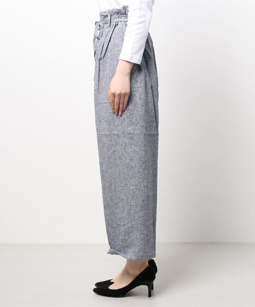 Te chichi（テチチ）の「レーヨンリネンイージーワイドパンツ（その他パンツ・レディース・ベージュ/ネイビー/ブラウン・ﾌﾘ-）」の5枚目の写真