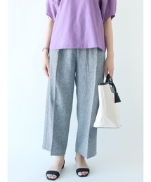 Te chichi | レーヨンリネンイージーワイドパンツ(その他パンツ)