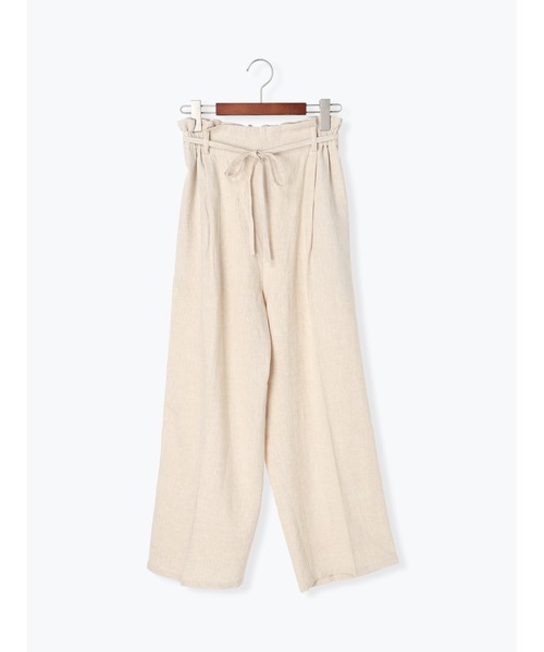 Te chichi（テチチ）の「レーヨンリネンイージーワイドパンツ（その他パンツ・レディース・ベージュ/ネイビー/ブラウン・ﾌﾘ-）」の14枚目の写真