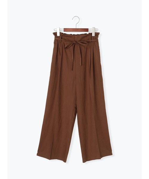 Te chichi（テチチ）の「レーヨンリネンイージーワイドパンツ（その他パンツ・レディース・ベージュ/ネイビー/ブラウン・ﾌﾘ-）」の15枚目の写真