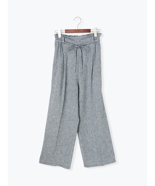 Te chichi（テチチ）の「レーヨンリネンイージーワイドパンツ（その他パンツ・レディース・ベージュ/ネイビー/ブラウン・ﾌﾘ-）」の16枚目の写真