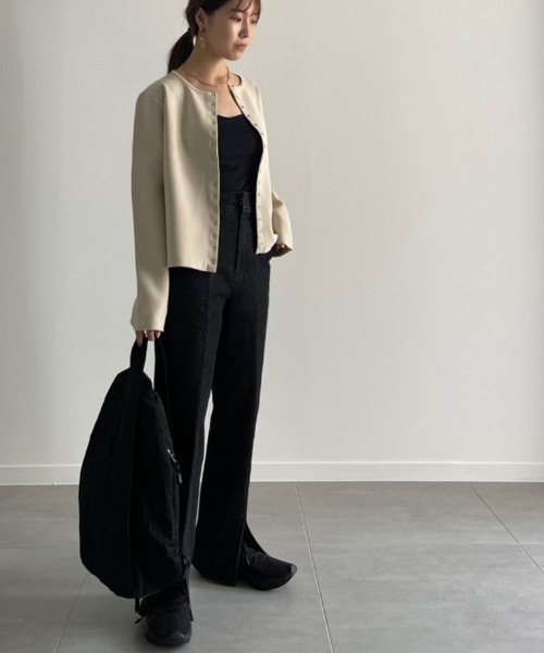 NEUNA（ヌナ）の「2wayリュックバックパック（バックパック/リュック・レディース・ブラック/ベージュ・FREE）」の6枚目の写真