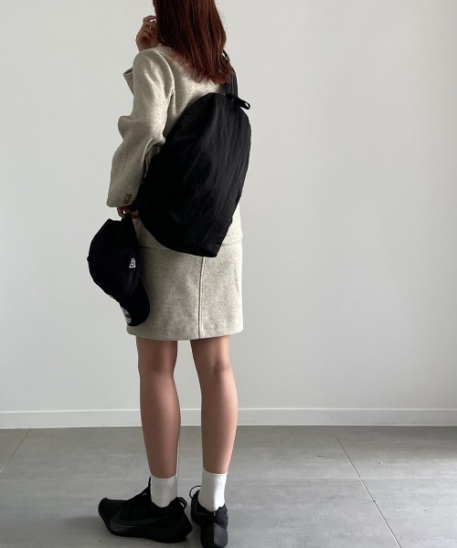 NEUNA（ヌナ）の「2wayリュックバックパック（バックパック/リュック・レディース・ブラック/ベージュ・FREE）」の8枚目の写真