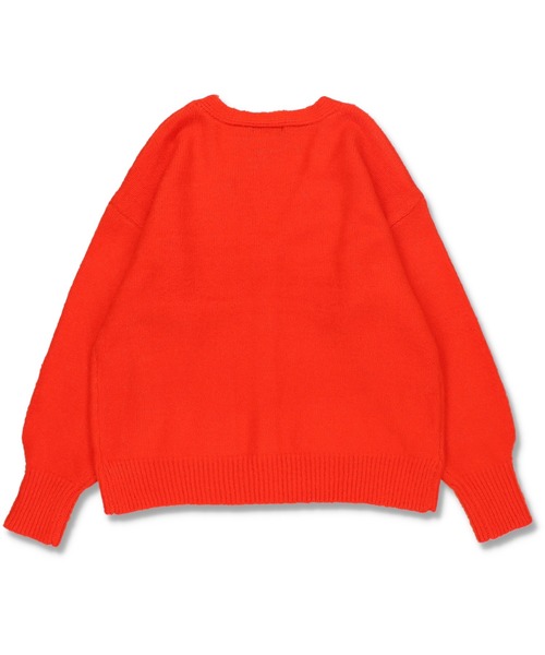 SPINNS（スピンズ）の「モヘアライク ルーズカーディガン（カーディガン/ボレロ・レディース・ブラック/ピンク/オレンジ/グリーン/ナチュラル・ONESIZE）」の9枚目の写真