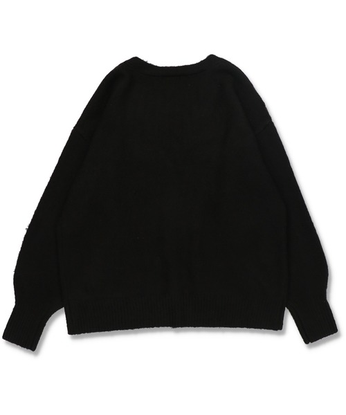 SPINNS（スピンズ）の「モヘアライク ルーズカーディガン（カーディガン/ボレロ・レディース・ブラック/ピンク/オレンジ/グリーン/ナチュラル・ONESIZE）」の21枚目の写真