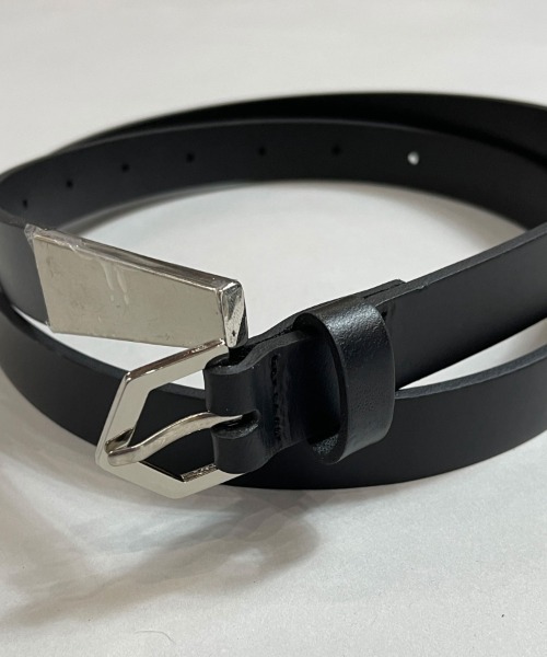 JACKROSE（ジャックローズ）の「JE-COW LEATHER-エンドメタル.ベルト（ベルト・メンズ・ブラック・FREE）」の5枚目の写真