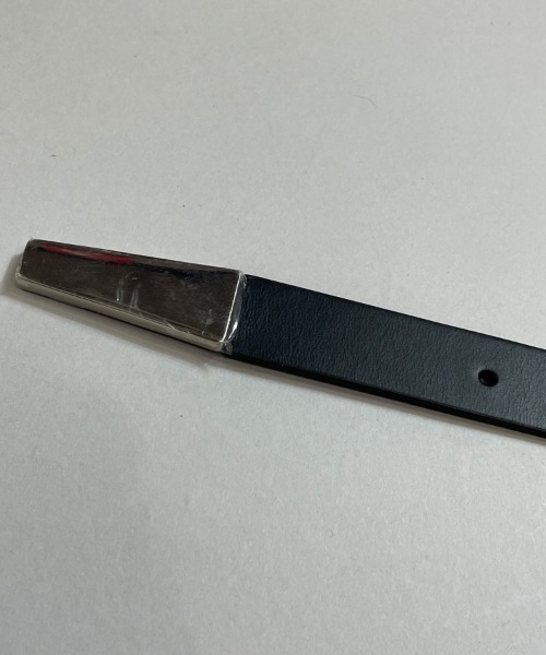 JACKROSE（ジャックローズ）の「JE-COW LEATHER-エンドメタル.ベルト（ベルト・メンズ・ブラック・FREE）」の8枚目の写真