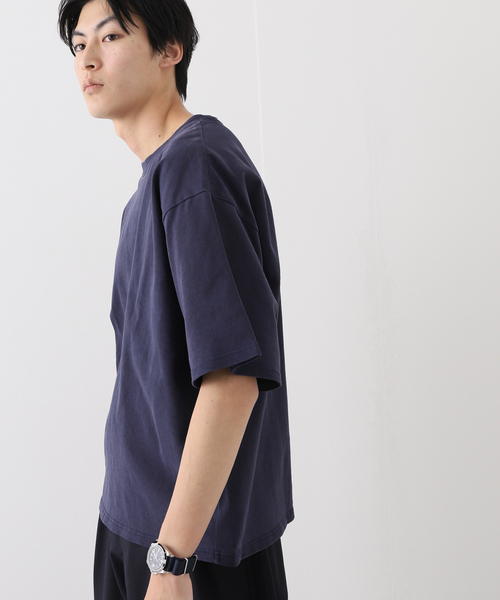 JOURNAL STANDARD（ジャーナルスタンダード）の「ハートランドコットン ピグメント Tシャツ（Tシャツ/カットソー・メンズ・チャコールグレー/ベージュ/ネイビー/オレンジ/グリーン・MEDIUM/LARGE）」の20枚目の写真