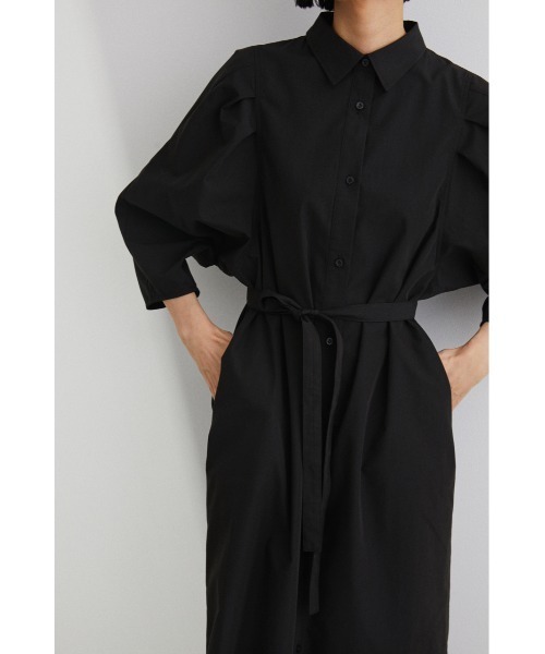 STYLEMIXER(スタイルミキサー)の「ショルダータックシャツワンピース(シャツワンピース・レディース・ホワイト/ブラック/イエロー系その他・SMALL/MEDIUM)」の16枚目の写真