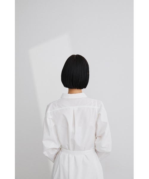 STYLEMIXER(スタイルミキサー)の「ショルダータックシャツワンピース(シャツワンピース・レディース・ホワイト/ブラック/イエロー系その他・SMALL/MEDIUM)」の9枚目の写真