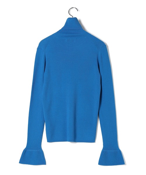 ADAM ET ROPE'（アダムエロペ）の「アンチピリングリブタートルネック（ニット/セーター・レディース・ブラック/サックスブルー/ピンク/キナリ・FREE）」の7枚目の写真