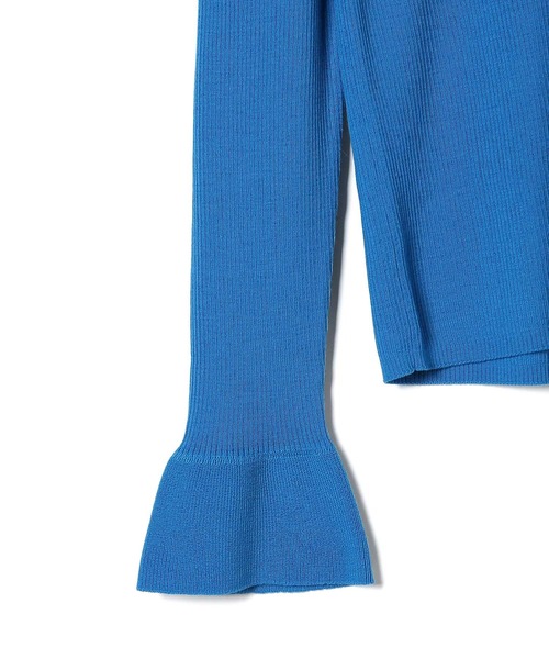 ADAM ET ROPE'（アダムエロペ）の「アンチピリングリブタートルネック（ニット/セーター・レディース・ブラック/サックスブルー/ピンク/キナリ・FREE）」の12枚目の写真