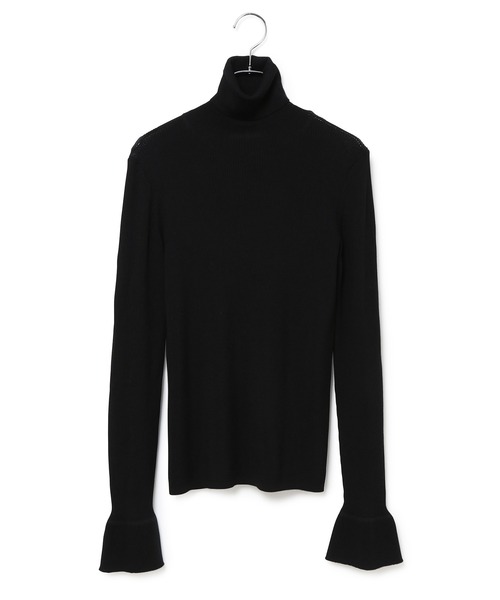 ADAM ET ROPE'（アダムエロペ）の「アンチピリングリブタートルネック（ニット/セーター・レディース・ブラック/サックスブルー/ピンク/キナリ・FREE）」の21枚目の写真