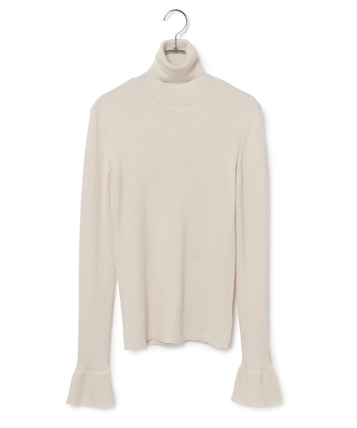 ADAM ET ROPE'（アダムエロペ）の「アンチピリングリブタートルネック（ニット/セーター・レディース・ブラック/サックスブルー/ピンク/キナリ・FREE）」の19枚目の写真