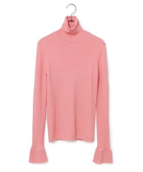 ADAM ET ROPE'（アダムエロペ）の「アンチピリングリブタートルネック（ニット/セーター・レディース・ブラック/サックスブルー/ピンク/キナリ・FREE）」の20枚目の写真