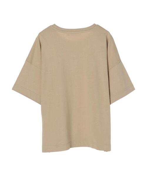 AMERICAN HOLIC(アメリカンホリック)の「ロゴサイドスリットカットプルオーバー(Tシャツ/カットソー・レディース・ライトグレー/オフホワイト/グレイッシュベージュ・M/L)」の16枚目の写真