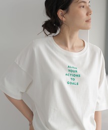 AMERICAN HOLIC | ロゴサイドスリットカットプルオーバー(Tシャツ/カットソー)