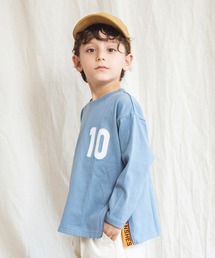 BRANSHES | 【裾ファスナー付き】ナンバリング長袖Tシャツ(Tシャツ/カットソー)