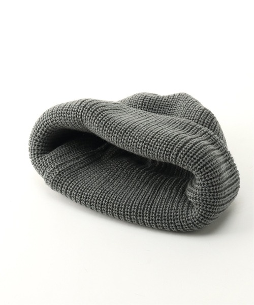 KIJIMA TAKAYUKI（キジマ　タカユキ）の「【KIJIMA TAKAYUKI / キジマ タカユキ】WOOL ACRYLIC KNIT CAP（ニットキャップ/ビーニー・メンズ・ブラック/ブラウン/グレー/アイボリー・FREE）」の6枚目の写真