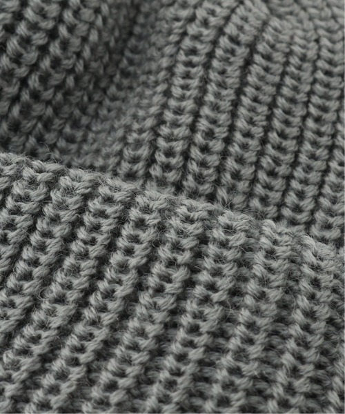 KIJIMA TAKAYUKI（キジマ　タカユキ）の「【KIJIMA TAKAYUKI / キジマ タカユキ】WOOL ACRYLIC KNIT CAP（ニットキャップ/ビーニー・メンズ・ブラック/ブラウン/グレー/アイボリー・FREE）」の9枚目の写真