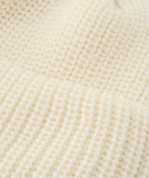 KIJIMA TAKAYUKI（キジマ　タカユキ）の「【KIJIMA TAKAYUKI / キジマ タカユキ】WOOL ACRYLIC KNIT CAP（ニットキャップ/ビーニー・メンズ・ブラック/ブラウン/グレー/アイボリー・FREE）」の10枚目の写真