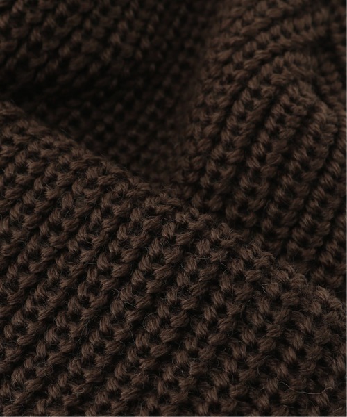 KIJIMA TAKAYUKI（キジマ　タカユキ）の「【KIJIMA TAKAYUKI / キジマ タカユキ】WOOL ACRYLIC KNIT CAP（ニットキャップ/ビーニー・メンズ・ブラック/ブラウン/グレー/アイボリー・FREE）」の11枚目の写真