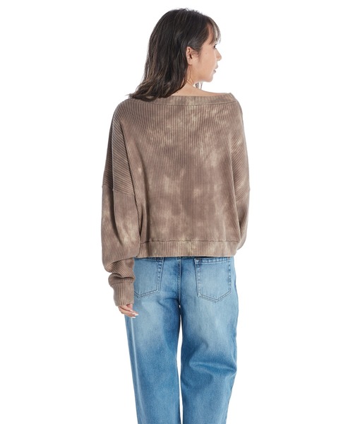 ROXY（ロキシー）の「MIX UP TOPS/ロキシーニット・セーター（ニット/セーター・レディース・ブラック/ブラウン・MEDIUM）」の8枚目の写真