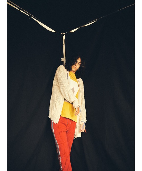 SEVESKIG(セヴシグ)の「SEVESKIG/セヴシグ/カーディガンケーブルニット/Japanese Paper cable knit cardigan(KN-SV-NNS-1002)(カーディガン/ボレロ・メンズ・ホワイト/ブラウン/レッド・LARGE/MEDIUM/X-LARGE/SMALL)」の18枚目の写真