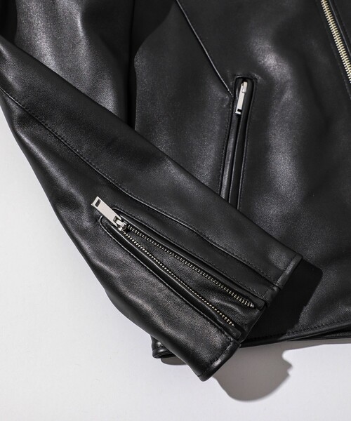 city(シティ)の「ダブルライダース/DOUBLE RIDERS(ライダースジャケット・メンズ・ブラック・1/2/3)」の2枚目の写真