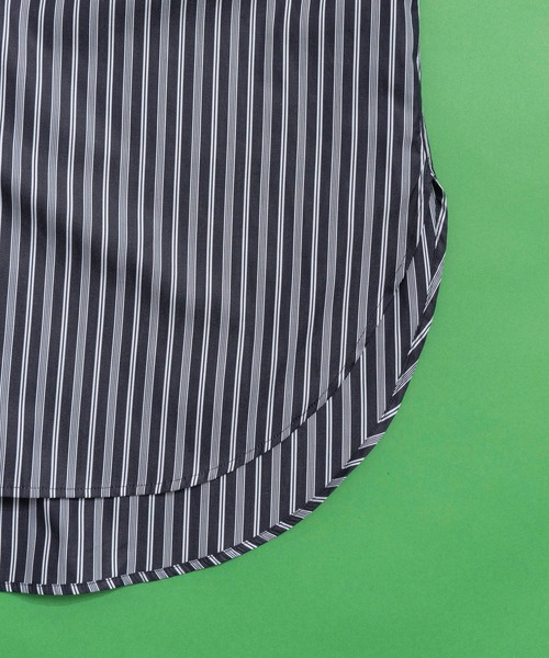 MAISON SPECIAL（メゾンスペシャル）の「《ユニセックスアイテム》THOMAS MASON/トーマスメイソン プライムオーバーバンドカラーシャツコート 【MAISON SPECIAL/メゾンスペシャル】（シャツ/ブラウス・メンズ・ブラック/グレー/オフホワイト/その他1/その他2/その他3/その他4/その他5/その他6・1/2/0）」の13枚目の写真