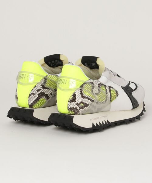 RUN OF（ランオブ）の「RUN OF/ランオブ/YELLOW PYTHON/スニーカー（スニーカー・メンズ・グリーン・44/42/40/41/43）」の2枚目の写真