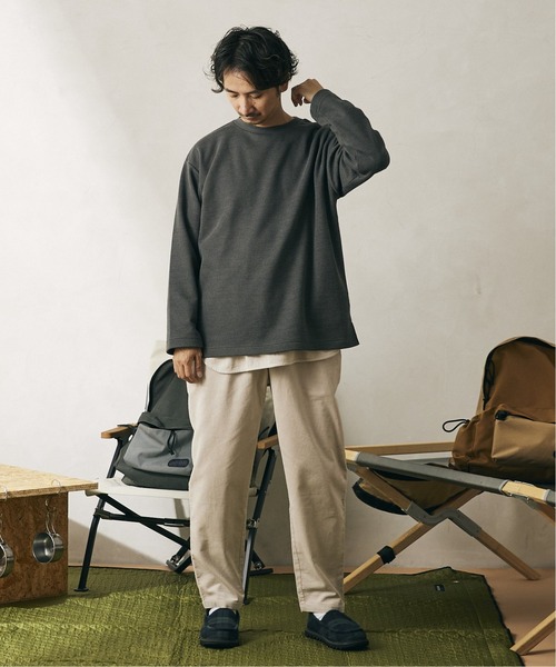 JOURNAL STANDARD relume（ジャーナルスタンダード　レリューム）の「ワッフルクルーネックロンT（Tシャツ/カットソー・メンズ・ブラック/ベージュ/ブラウン/ボルドー/ブラック系その他・S/M/L）」の15枚目の写真