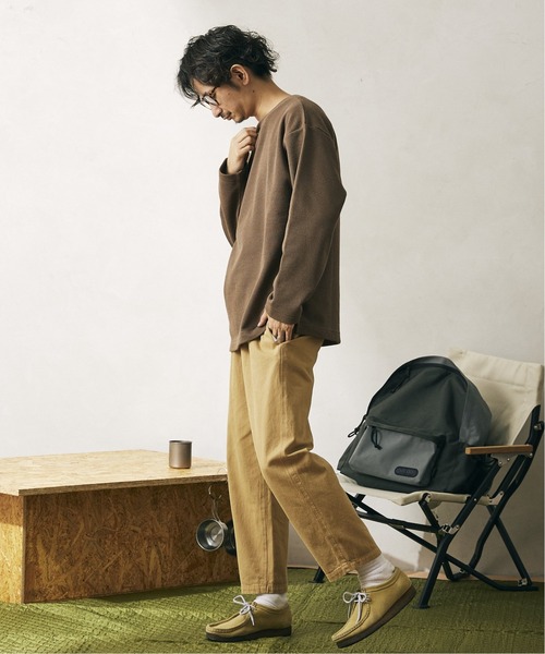 JOURNAL STANDARD relume（ジャーナルスタンダード　レリューム）の「ワッフルクルーネックロンT（Tシャツ/カットソー・メンズ・ブラック/ベージュ/ブラウン/ボルドー/ブラック系その他・S/M/L）」の21枚目の写真