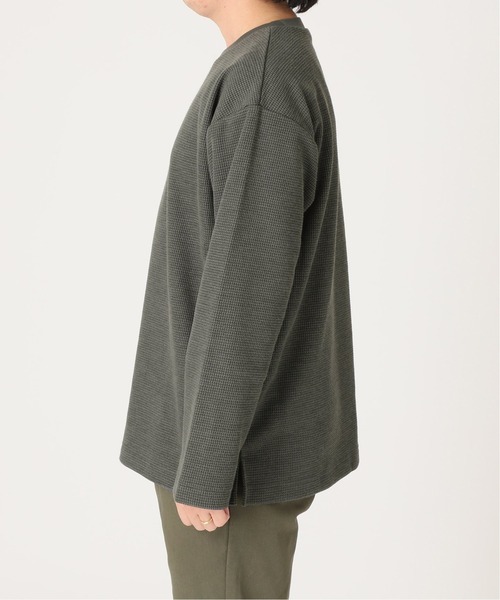 JOURNAL STANDARD relume（ジャーナルスタンダード　レリューム）の「ワッフルクルーネックロンT（Tシャツ/カットソー・メンズ・ブラック/ベージュ/ブラウン/ボルドー/ブラック系その他・S/M/L）」の13枚目の写真