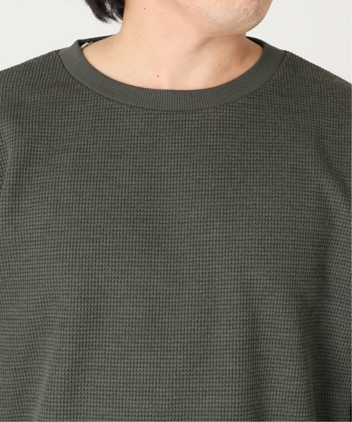 JOURNAL STANDARD relume（ジャーナルスタンダード　レリューム）の「ワッフルクルーネックロンT（Tシャツ/カットソー・メンズ・ブラック/ベージュ/ブラウン/ボルドー/ブラック系その他・S/M/L）」の18枚目の写真
