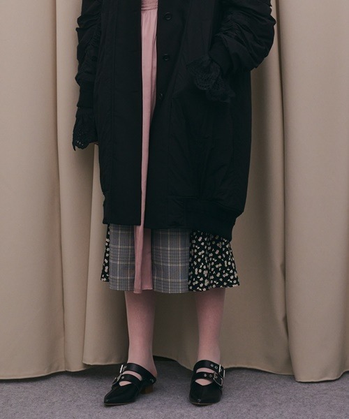 FURFUR（ファーファー）の「MA1ミックスマテリアルコート（MA-1・レディース・ベージュ/ピンク/ブラック・FREE）」の21枚目の写真