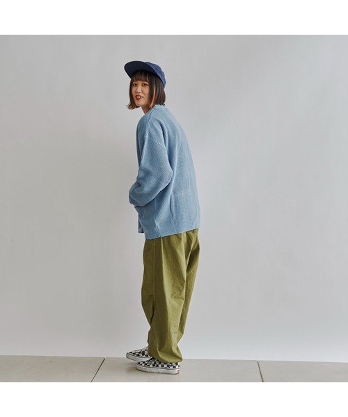 U.S. POLO ASSN.（ユーエスポロアッスン）の「WEB限定/ワッフルカーディガン（カーディガン/ボレロ・メンズ・チャコールグレー/マスタード/グリーン/サックスブルー・MEDIUM/LARGE）」の21枚目の写真